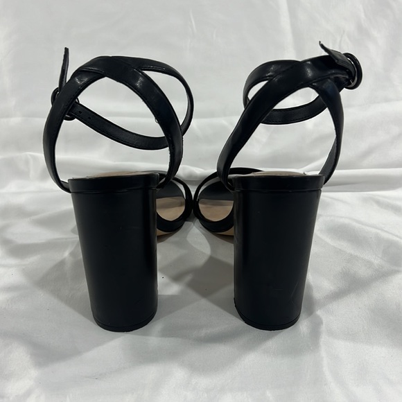 Mix No. 6 black chunky high heel sandals - Picture 3 of 6